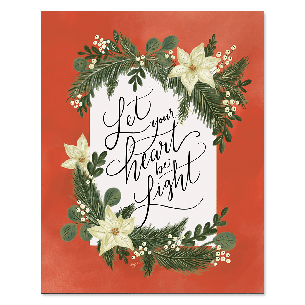 Let Your Heart Be Light - Print - Lily & Val