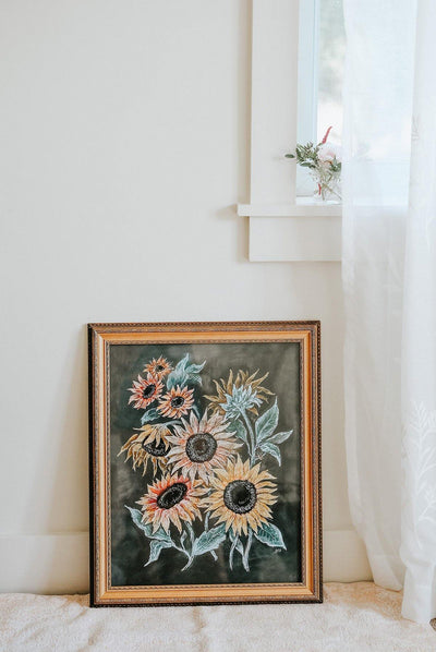 Autumn Sunflowers - Print - Lily & Val