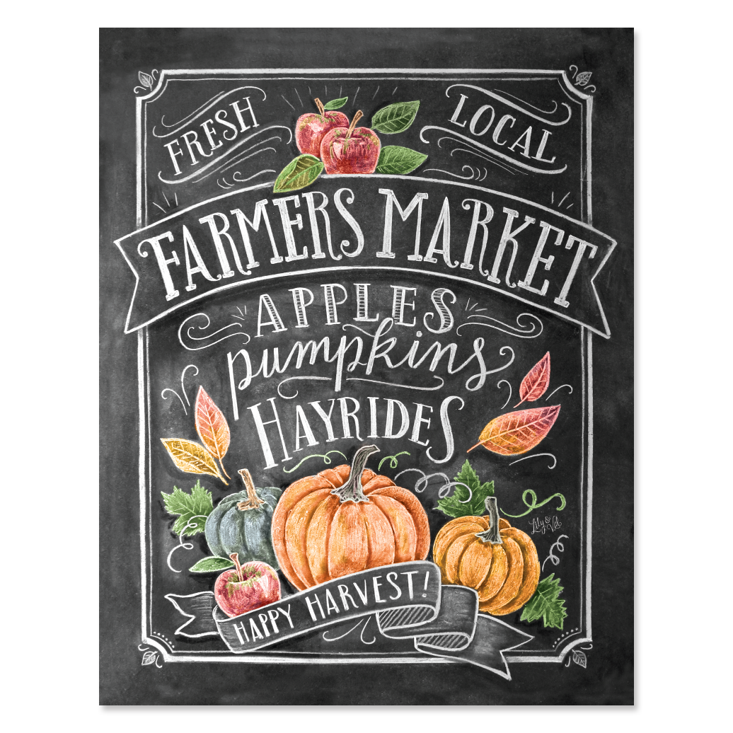 Fall Farmers Market - Print