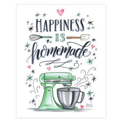 Happiness is Homemade - Print