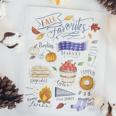 Fall Favorites - Print - Lily & Val
