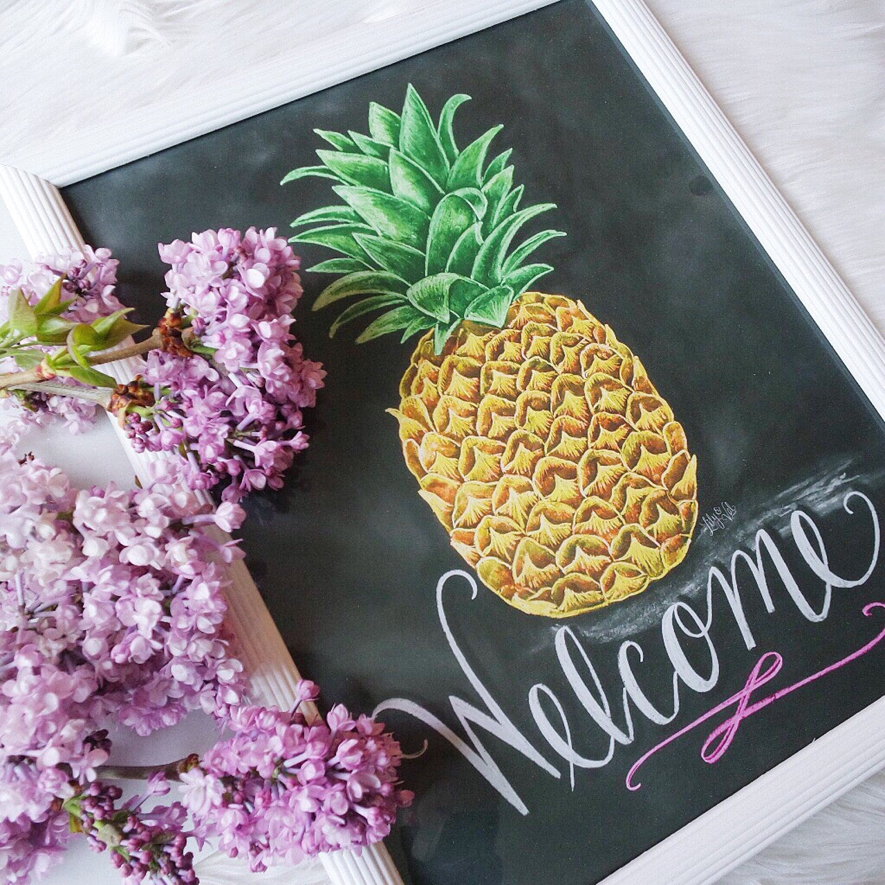 Pineapple Welcome - Print - Lily & Val