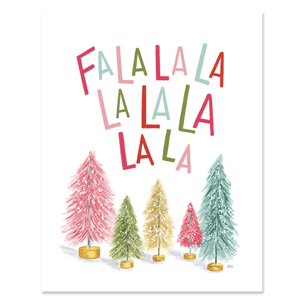 Fa La La - Print - Holiday - Christmas Decor - Winter – Lily u0026 Val