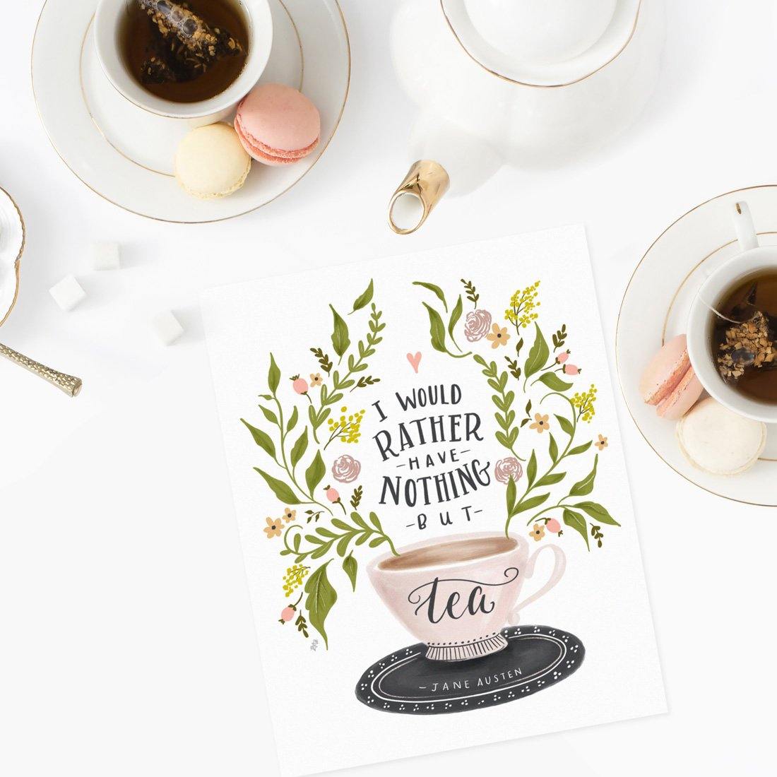 Nothing But Tea - Print - Lily & Val
