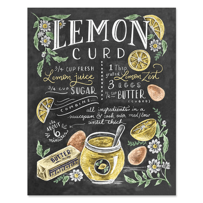 Lemon Curd Recipe - Print - Lily & Val