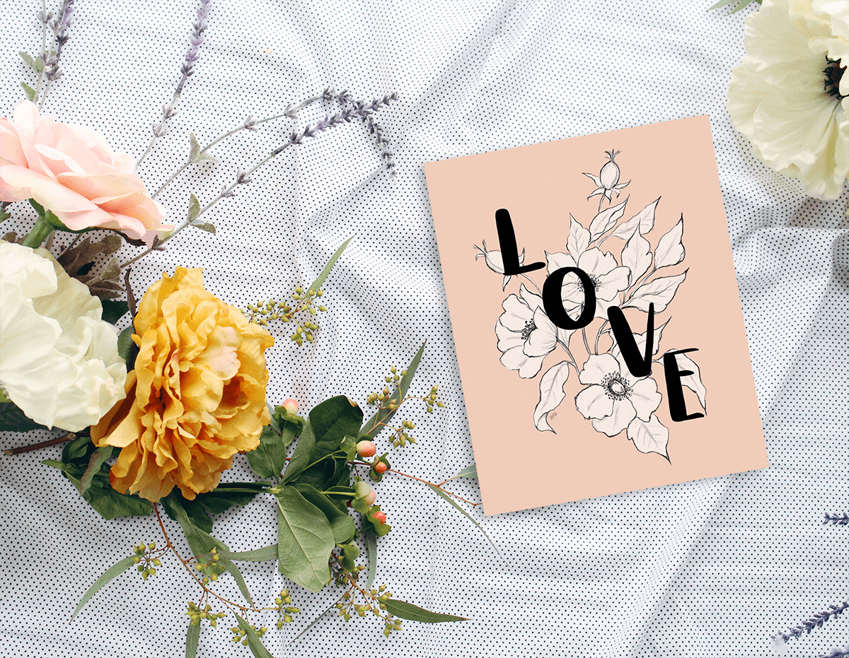 Love & Roses - Print - Lily & Val
