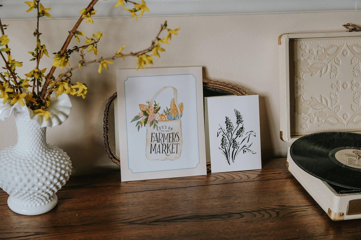 Let's Go To The Farmers Market - Print - Lily & Val