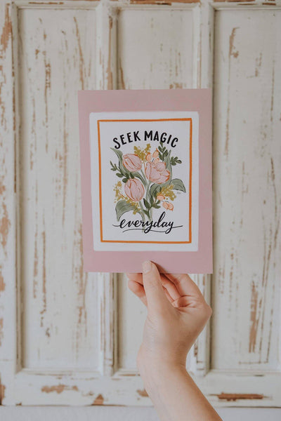 Seek Magic Everyday - Print - Lily & Val