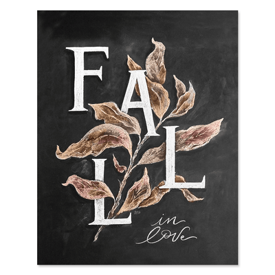 Fall in Love - Print - Lily & Val