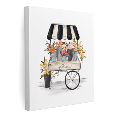 French Flower Cart