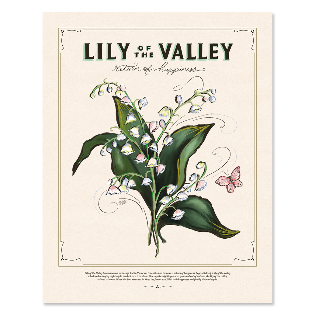 Lily of the Valley - Print - Lily & Val