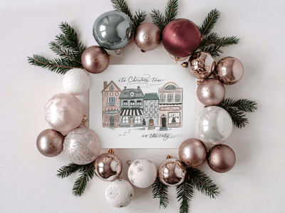 Christmas Time in the City - Print - Lily & Val
