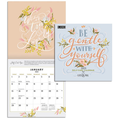 Be Gentle With Yourself 2023 Mini Wall Calendar