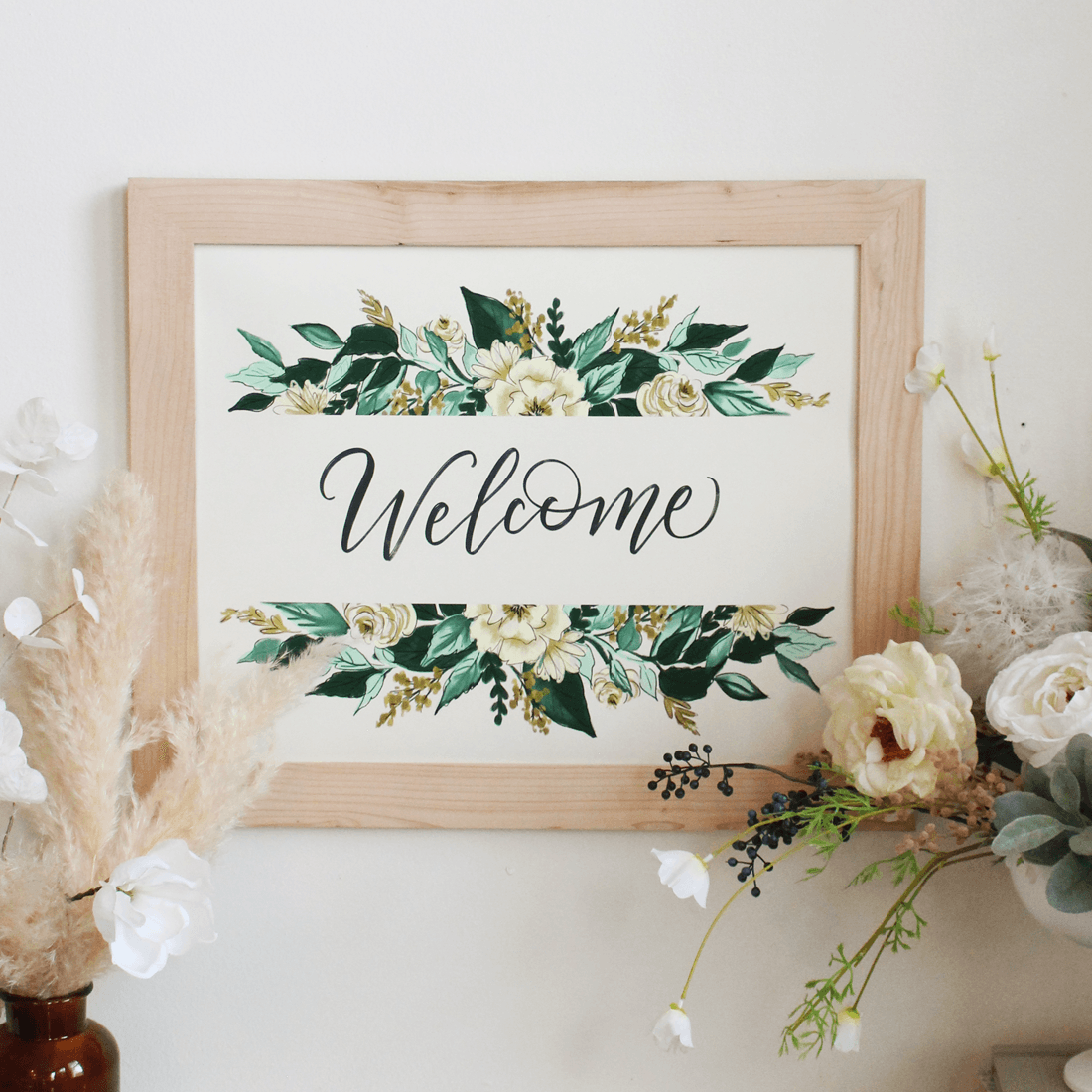 Botanical Welcome - Print - Lily & Val
