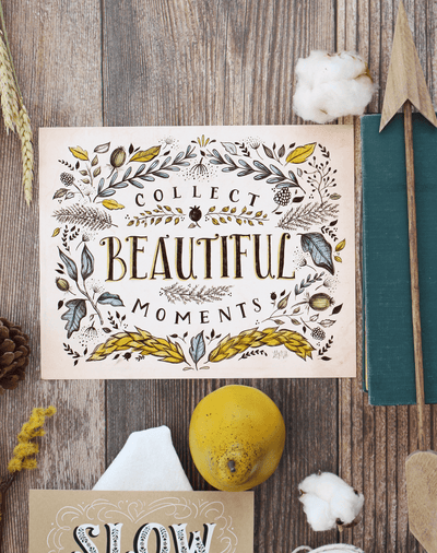 Collect Beautiful Moments - Print - Lily & Val