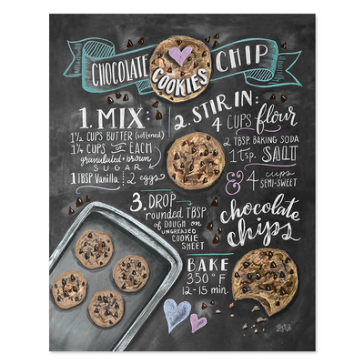 Chocolate Chip Cookie Recipe - Print