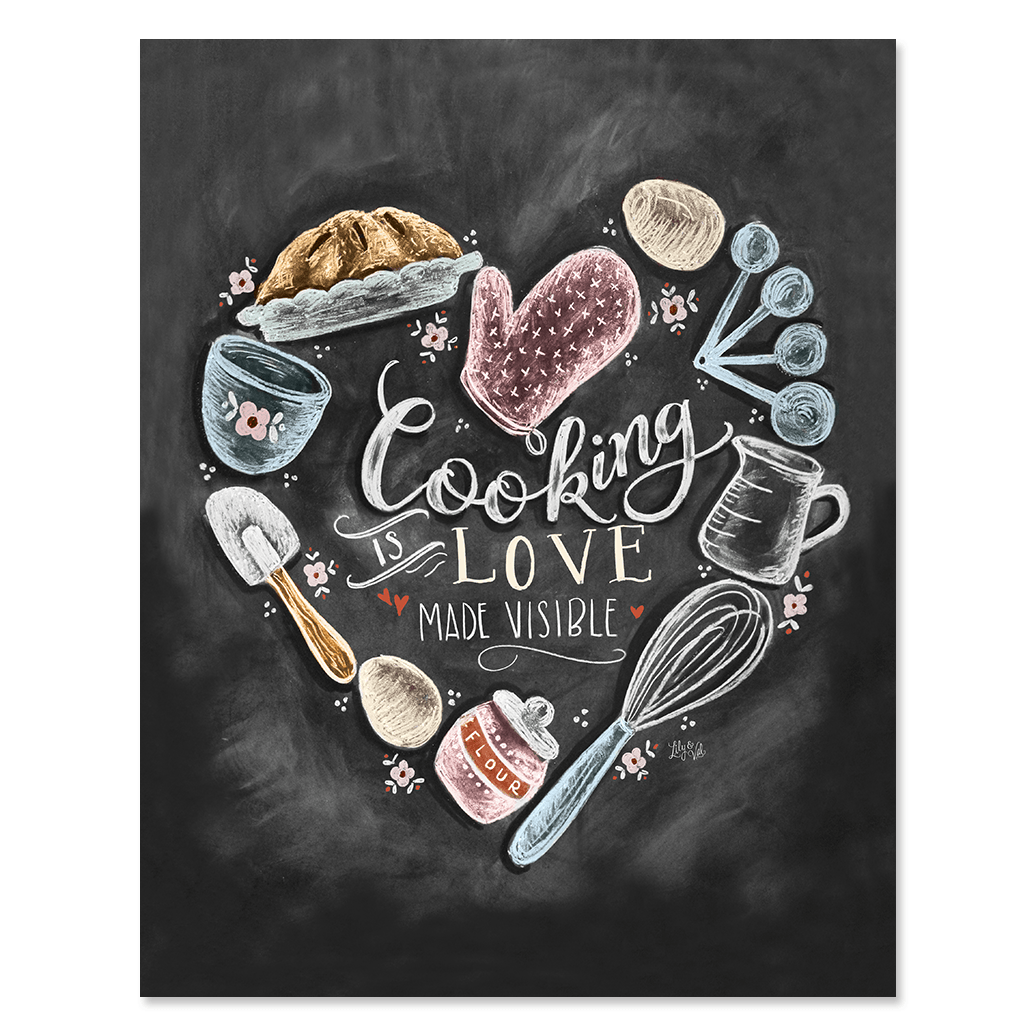 Cooking Is Love Made Visible - Print - Lily & Val