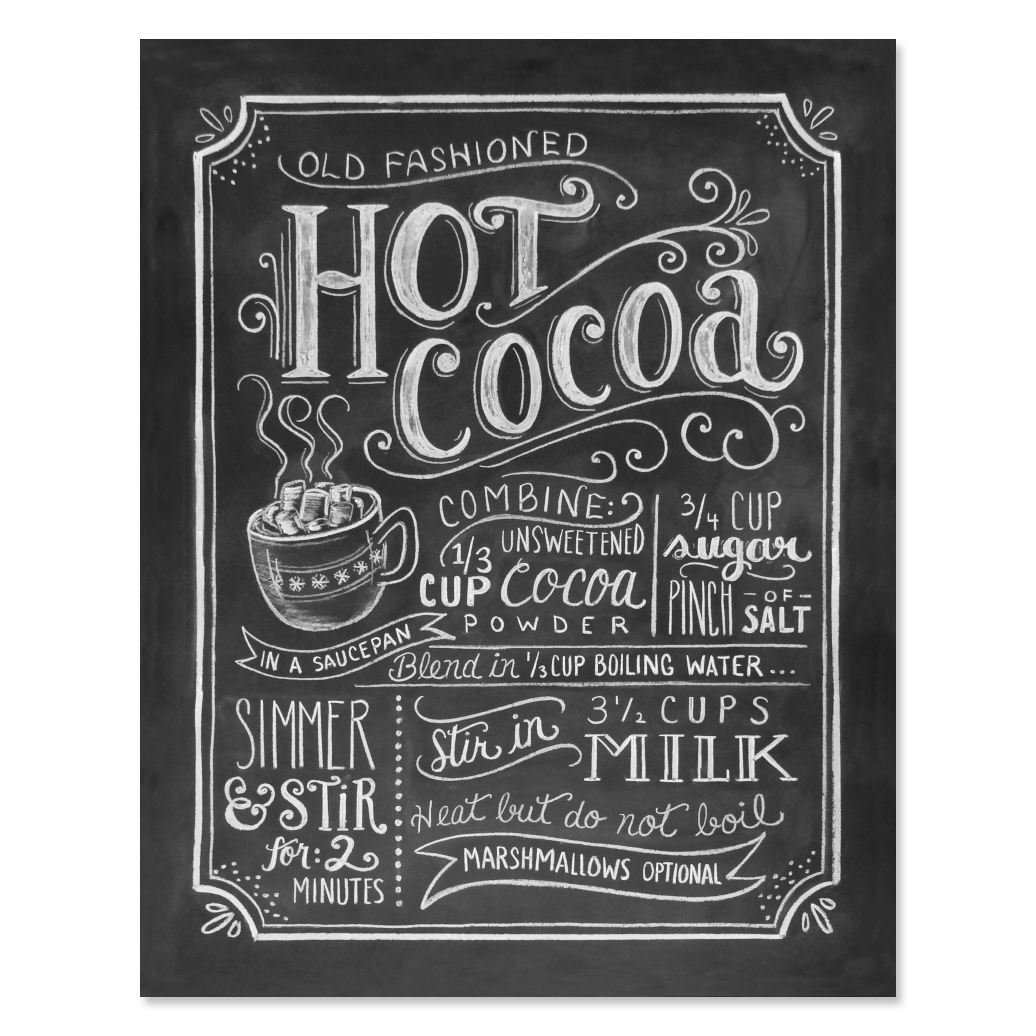 Hot Cocoa Recipe - Print