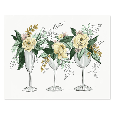 Cocktails & Flowers - Print - Lily & Val