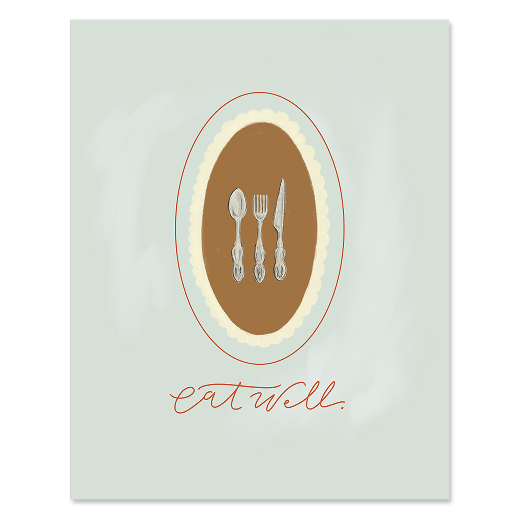Eat Well - Print - Lily & Val
