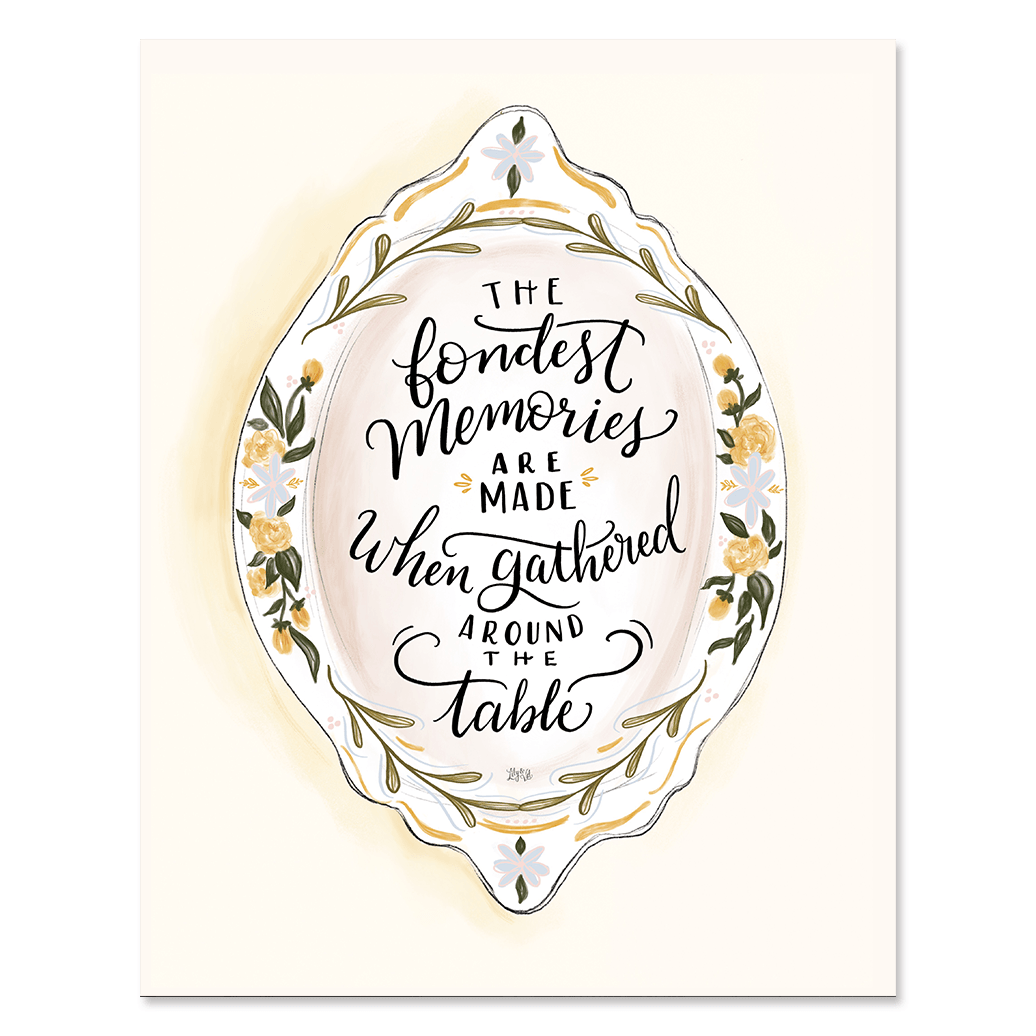 Fondest Memories Around The Table - Print - Lily & Val