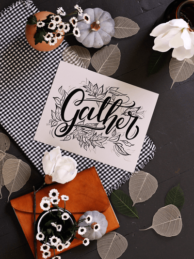 Gather - Print - Lily & Val