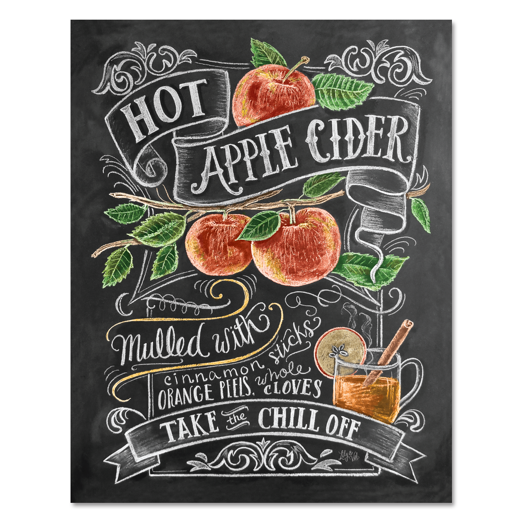 Warm Apple Cider Sign