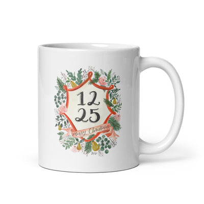 12/25 Merry Christmas - Ceramic 11oz Mug