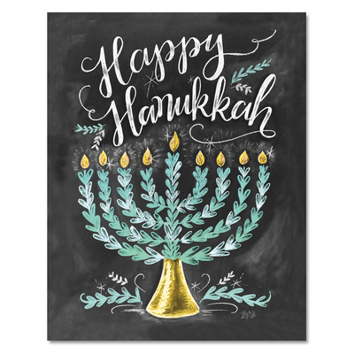 Happy Hanukkah - Print