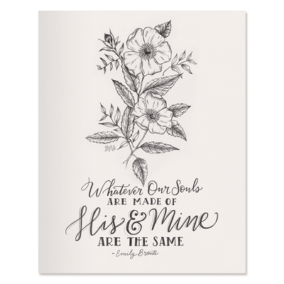 His & Mine - Print - Lily & Val