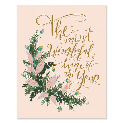The Most Wonderful Time of The Year - Print - Lily & Val