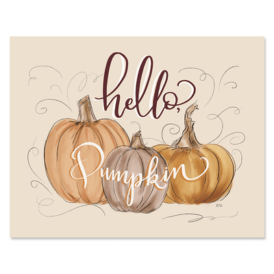Hello Pumpkin - Print - Lily & Val