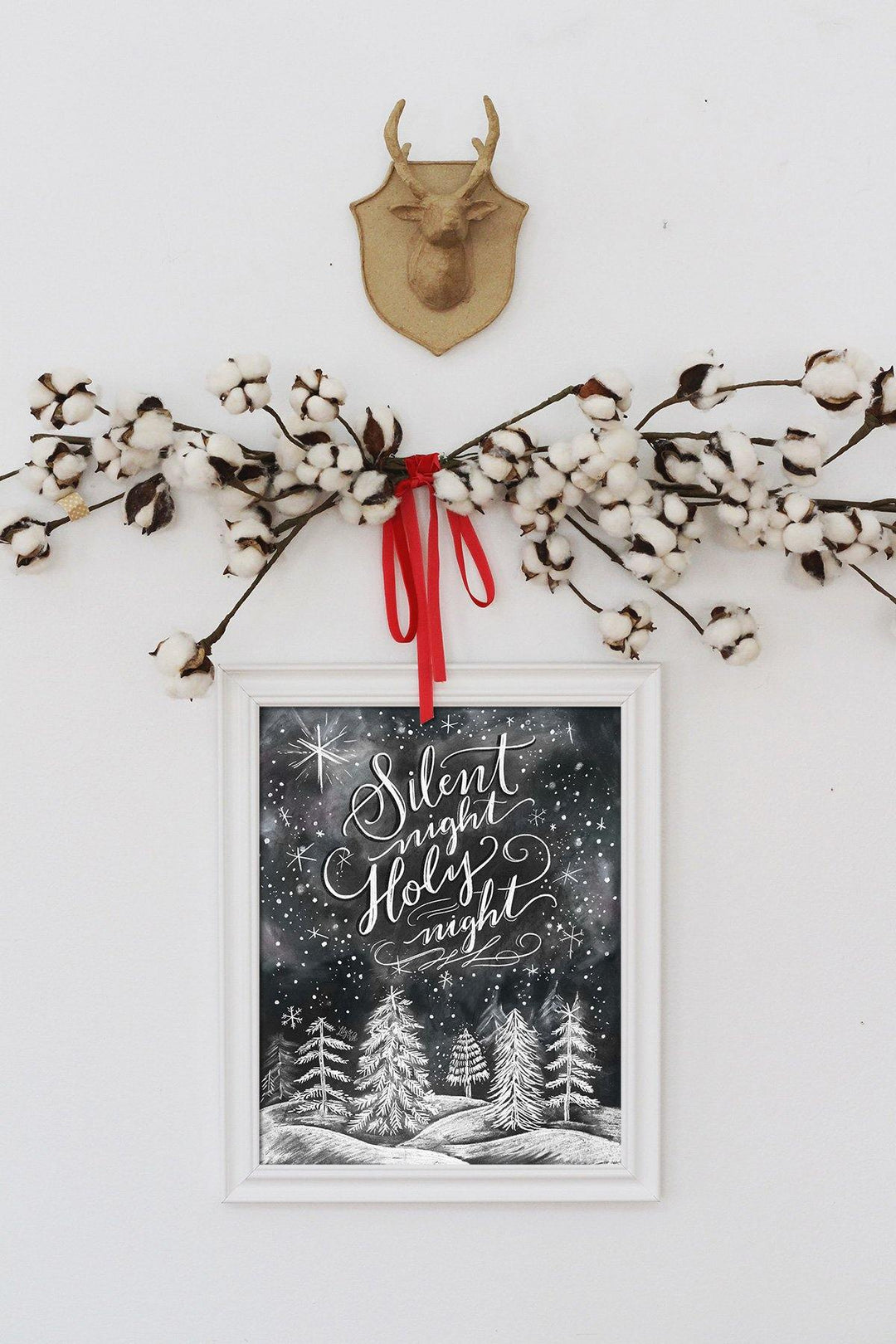 Silent Night, Holy Night - Print & Canvas - Winter Art
