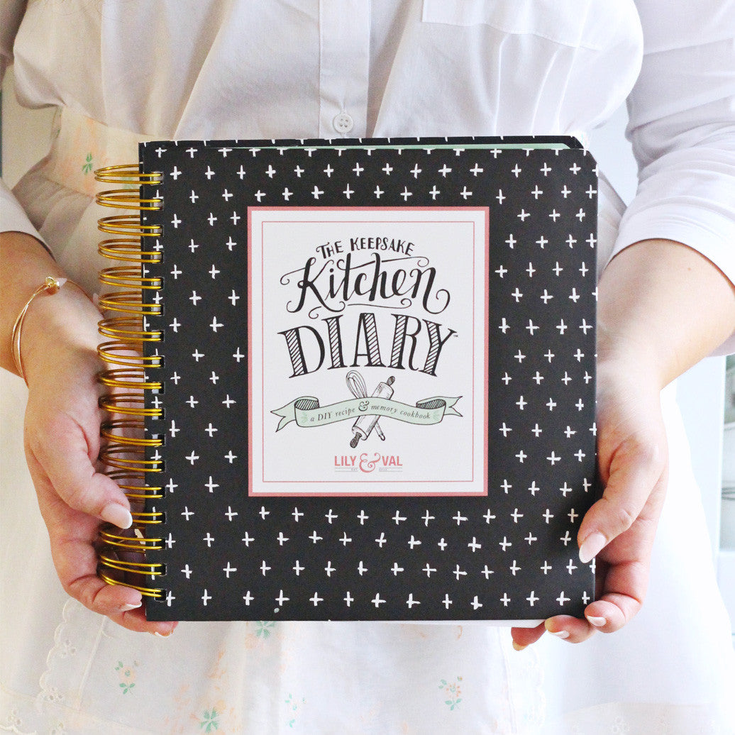 Family Kitchen Recipe Keeper - Cookbook - Keepsake Kitchen Diary