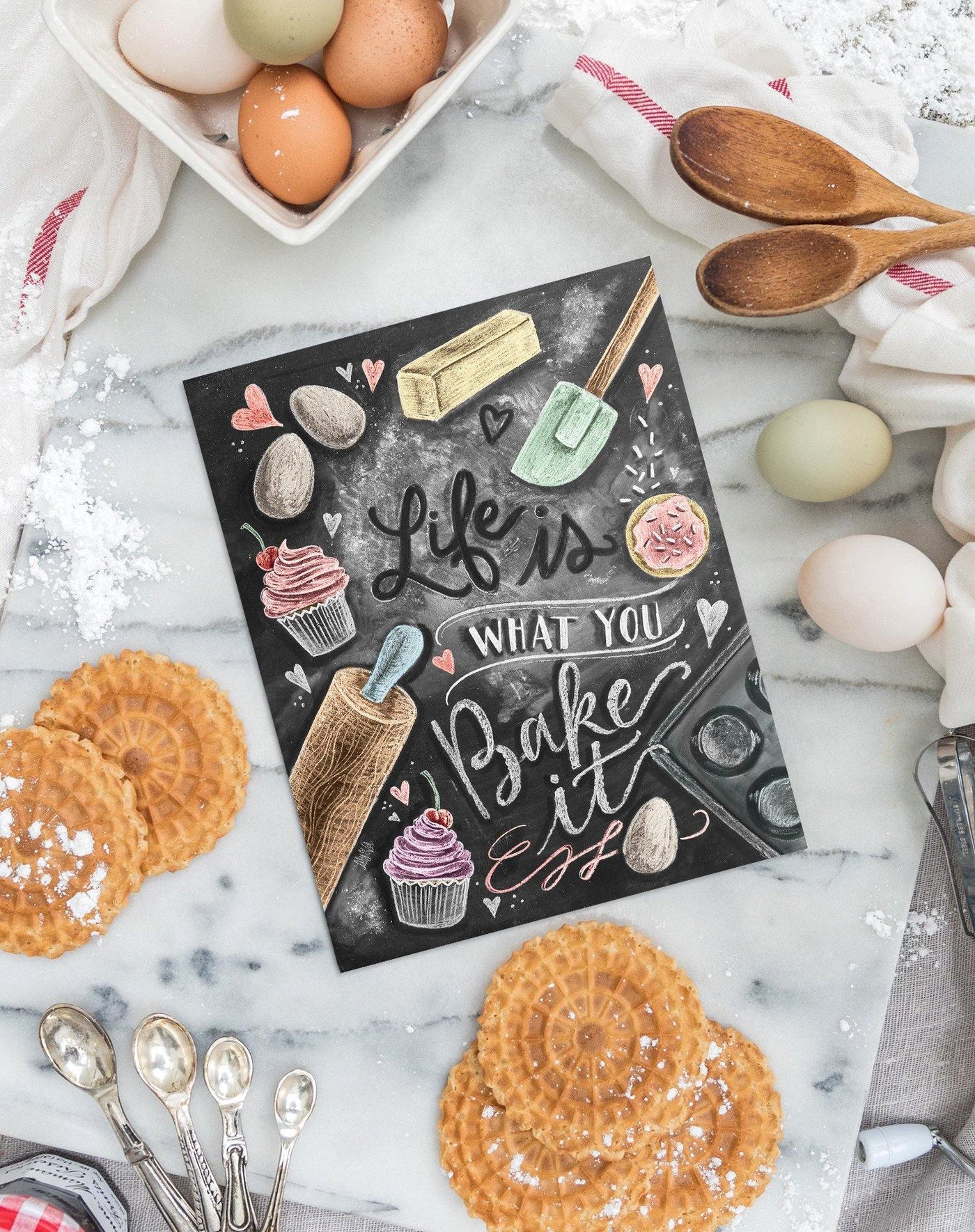Life's What You Bake It - Print - Lily & Val