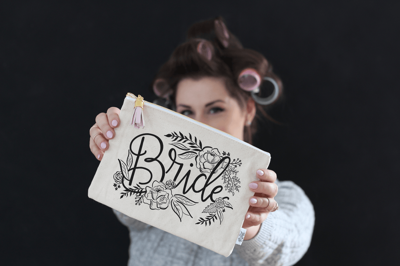 Canvas bag wedding gift for bride by Lily & Val
