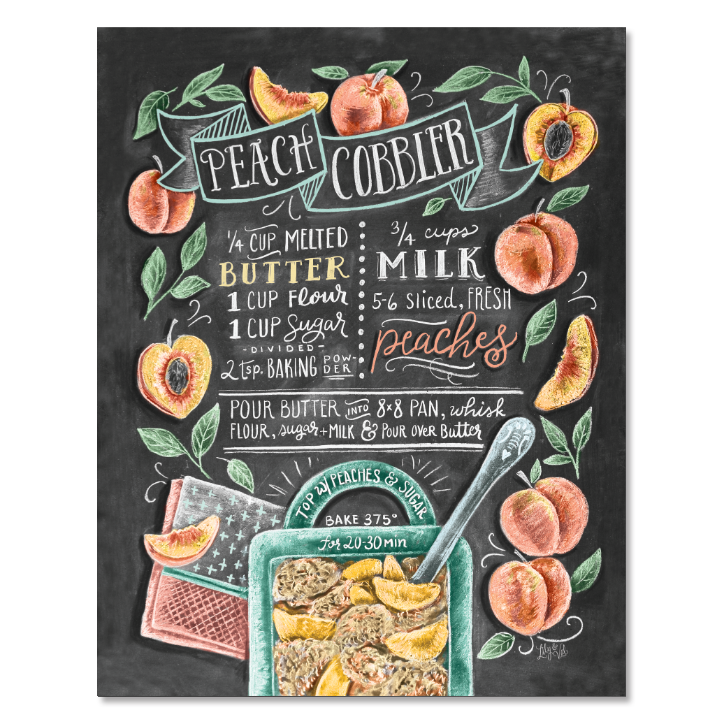 Peach Cobbler Recipe - Print
