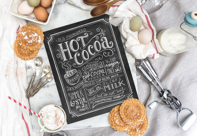 Hot Cocoa Recipe - Print - Lily & Val