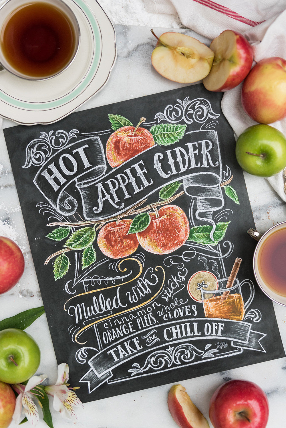 Hot Apple Cider - Print - Lily & Val