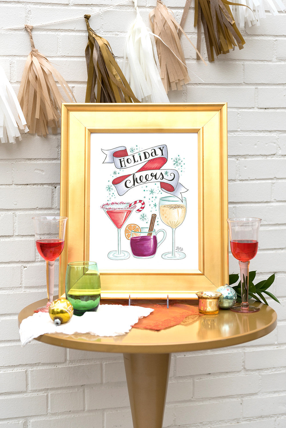Holiday Cheers - Print - Lily & Val