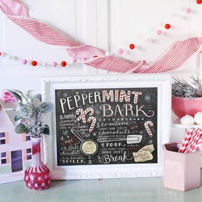 Peppermint Bark Recipe - Print - Lily & Val