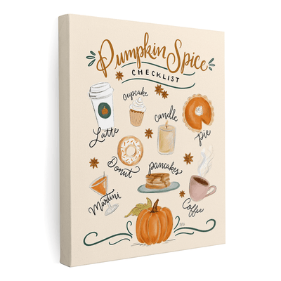Pumpkin Spice Checklist