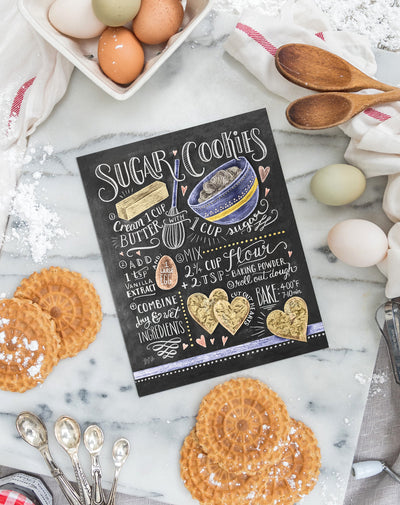 Sugar Cookies Recipe - Print - Lily & Val