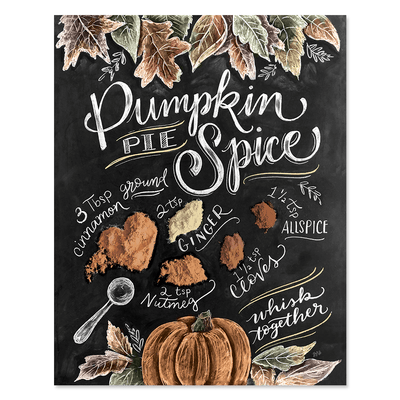Pumpkin Pie Spice Recipe- Print - Lily & Val