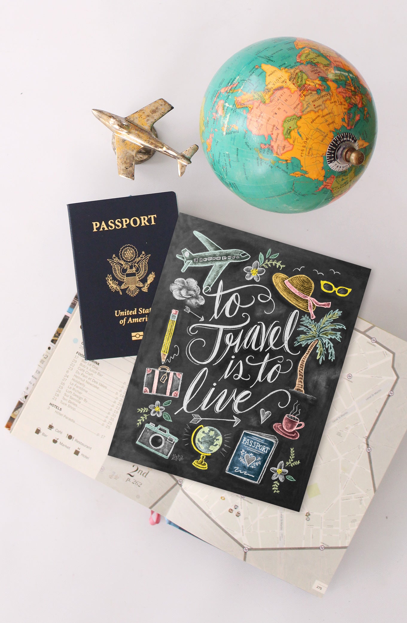 To Travel Is To Live - Print - Lily & Val