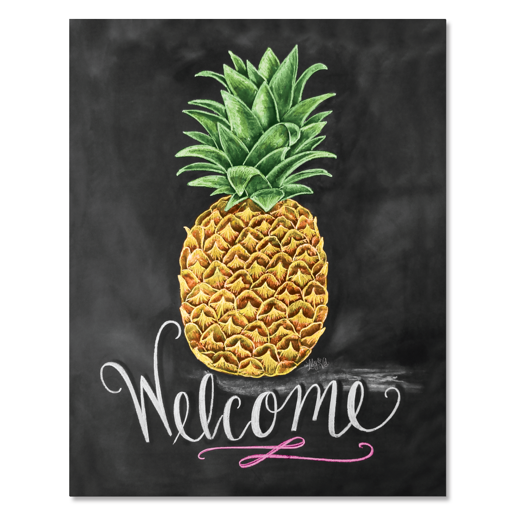 Pineapple Welcome - Print