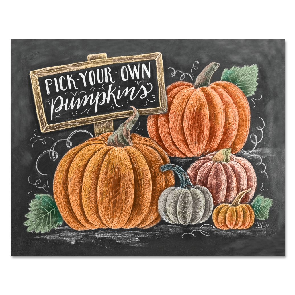 Pick-Your-Own Pumpkins - Print