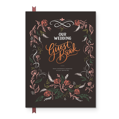 The Lily & Val Wedding Guestbook - Dark Cover