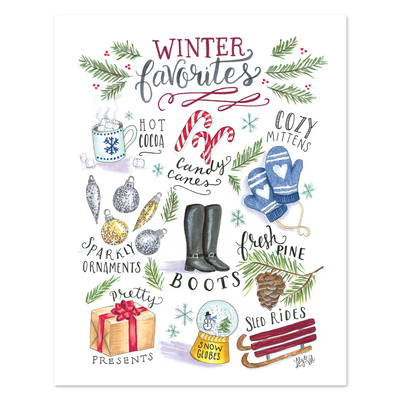 Winter Favorites - Print