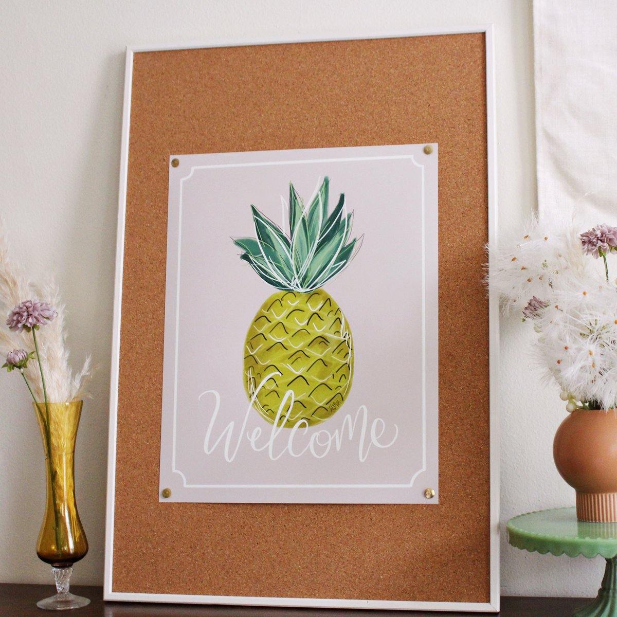 Summer Welcome Pineapple - Print - Lily & Val